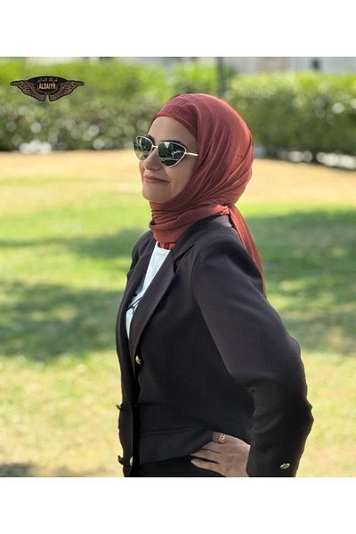 ALADİYAR Ninja Bon Shawl (Chiffon)
