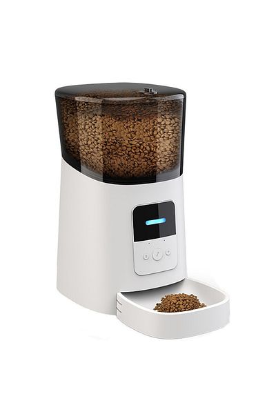 WowStep Hranitor Automat WiFi, Caini, Pisici, Aplicatie, Sunet Hranire, Capacitate 6l, Functie Adapator