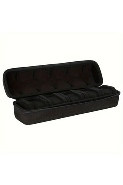 Choice black 5 Slots Hard Shell Watch Storage Box, Carry Case, Display Organizer, Watch Box Holder Display