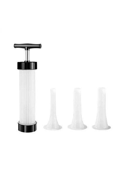 Choice 1 Set Manual Sausage Stuffing Machine Homemade Sausage Stuffer Sausage Syringe Sausage Stuffer Gadge