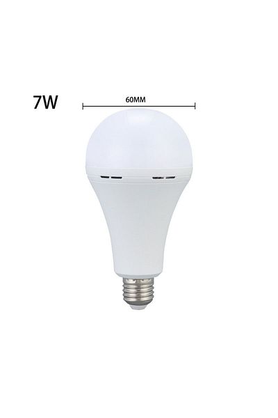 Choice مصباح طوارئ قابل لإعادة الشحن E27 أبيض 7 وات، إضاءة LED 7 وات/9 وات/12 وات/15 وات، تيار متردد 220 فولت، مع انقطاع التيار الكهربائي