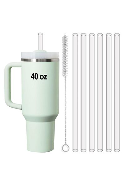 Choice 6pcs Reusable Straw Straws for Stanley Cup, Straw for Stanley Cup 40 OZ, Replacement Straw for Stanl