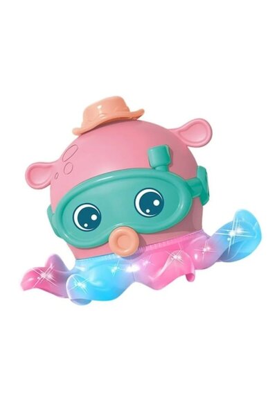 OEM Jucărie interactivă caracatiță cu cântece și mișcare, roz