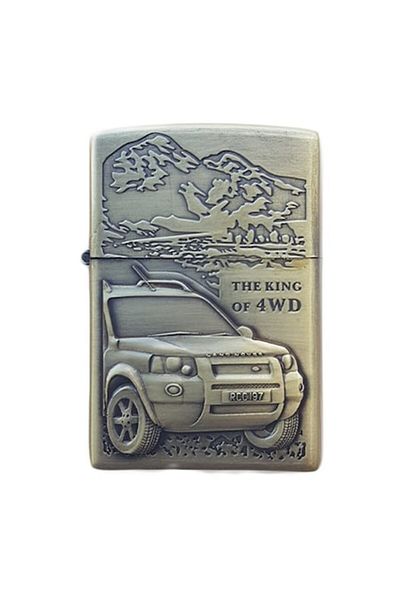 dalimag Brichetă metalică, relief 3D, King of 4WD M1, verde