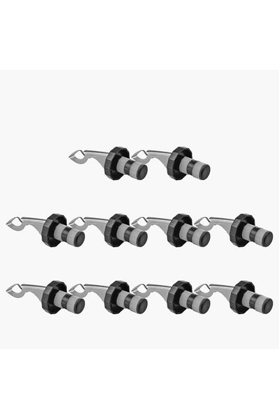 Choice 10PCS Black 1-10Pcs Press Wine Stopper Vacuum Sealed Plug Wine Bottle Stopper Wine Champagne Caps B