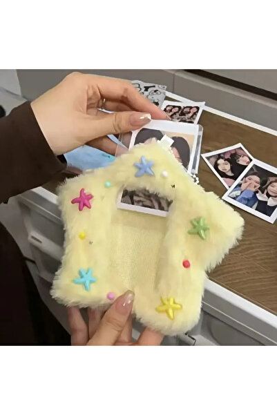 Choice حافظة بطاقات صور لطيفة باللون الأصفر من القطيفة، حافظة ديكور لألبومات ...