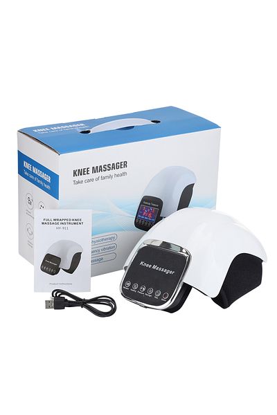 Choice WHITE Smart Knee Massage Hot Compress Knee Relax Massager Knee Cap Treasure Laser Infrared Elbow Sho