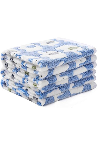 Choice بطانية أطفال على شكل فيل لطيف أزرق مقاس 100×75 سم، غطاء قماط للأطفال ح...