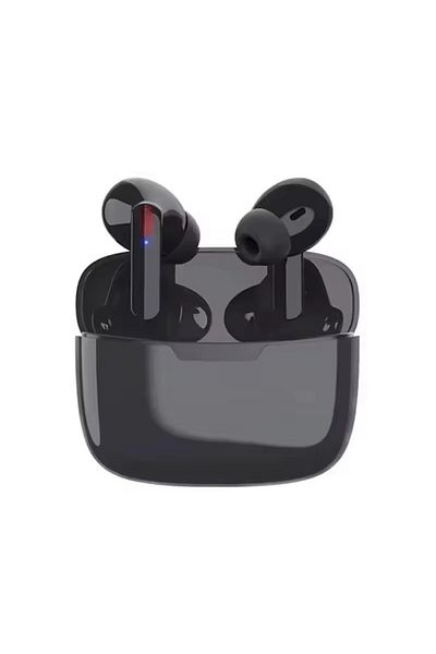 Choice سماعات أذن لاسلكية حقيقية بتقنية TWS BT 5.2 ENC Air بدون استخدام اليدين، سماعات أذن ستيريو صغيرة، لون أسود