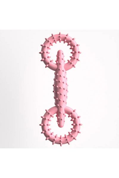 Choice Pink Dog Pull Ring Puppy Chewing Toy Indestructible Pet Pull Ring Toys Interactive Puppy Chew Toy Fo