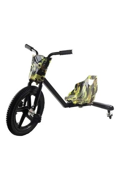 rexa 3-Wheel Kids Drift Scooter Cycle with Pedals – 360° Spin, 90×65×60 cm