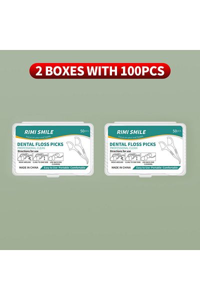 Choice 100 PCS 600PCS, 300PCS, 100PCS - Flosser-50PCS/Box - Cleaning interdental spaces, oral care tools