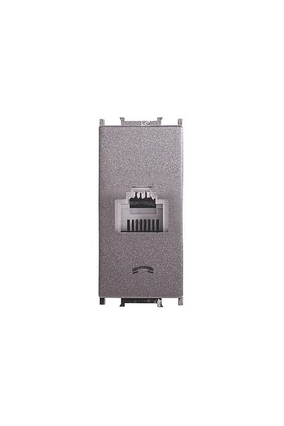 PANASONIC Modular Telephone Outlet Anthracite 1M
