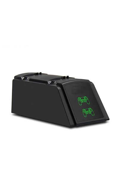 Choice black PS4 Controller Fast Charging Dock Station Dual Charger Stand with Status Indicator for Play St