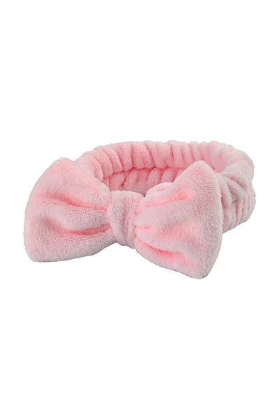 Choice Coral Fleece Style 20 Bow Headband Wristband Set Towel Elastic Soft Washing Face Shower Make Up Yoga