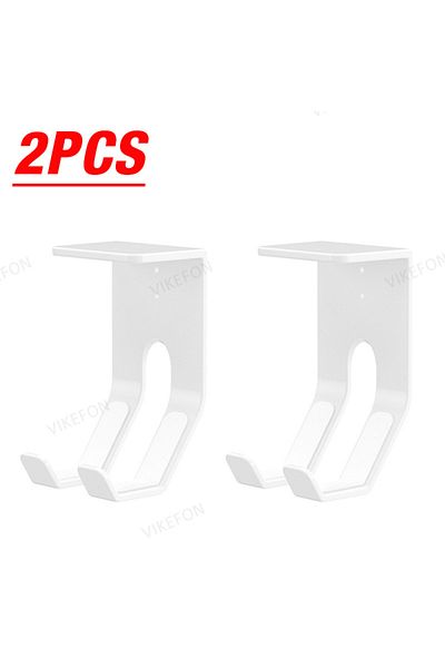 Vikefon E 2PCS Wall Mounted Game Controller Bracket Bracket Base No Punching Required Controller Storage Rac