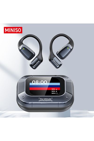 Choice Black ERAZER XT82PRO TWS Bluetooth V5.3 Headphones Wireless LED Digital Display Earphones Noise Redu