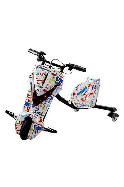 rexa 3-Wheel Electric Drifting Scooter – Multicolour, 95×60×60 cm