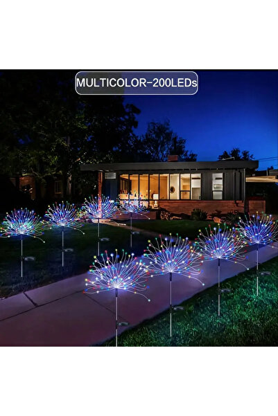 Choice 200 مصباح LED ملون جديد 200 مصباح LED للألعاب النارية بالطاقة الشمسية ...