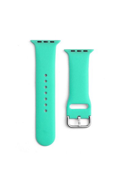 Hurtel Silikonowy pasek do zegarka Apple Watch Ultra 2-9/SE 42/44/45/49mm Silicone Strap APS miętowy