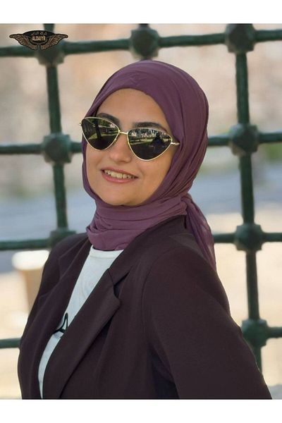 ALADİYAR Ninja Bon Shawl (Chiffon)