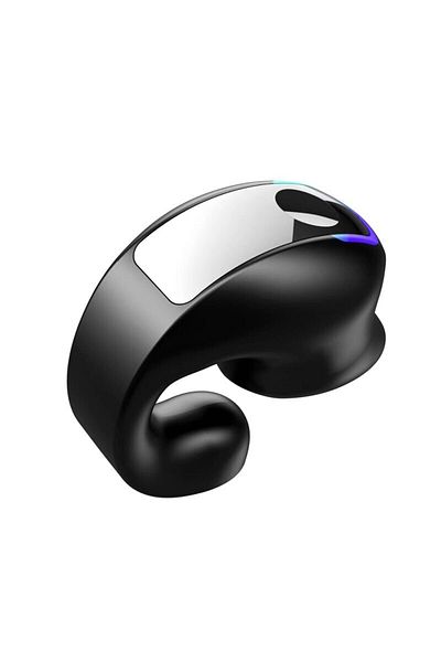 Choice Black GD28 Bone Conduction Headphones Bluetooth-compatible 5.3 Ear Clip Lightweight Business Sports