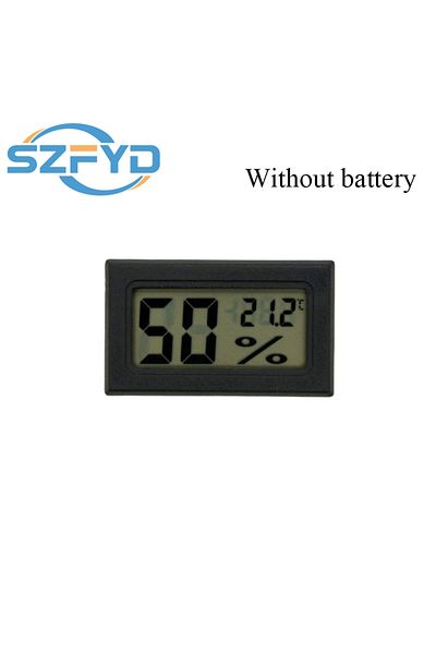 Choice WHITE Thermometer Sensor Hygrometer Gauge Refrigerator Aquarium Monitoring Display Humidity Detector