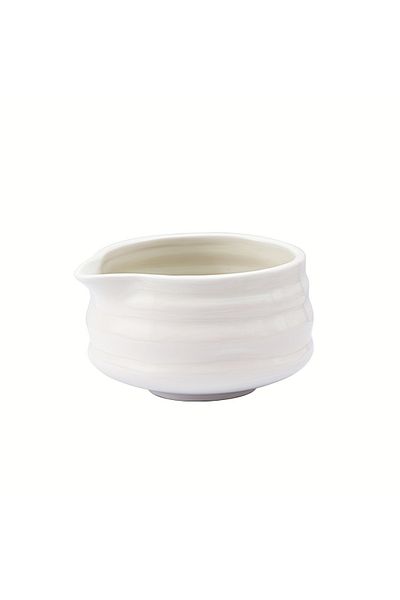 Choice white 1pc 460ml/16oz Japanese Traditional Ceramic Matcha Bowl with Pour Spout, Handmade Japanese Sty