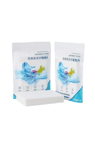 Choice 50 pieces in bags 50 PCS/Bag Laundry Tablets Laundry Paper Anti-Staining Clothes Sheets Anti-String