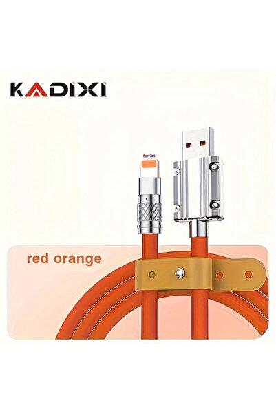 Choice كابل USB برتقالي 20 وات شحن سريع لأجهزة iPhone 14 11 12 13 Pro Max Min...