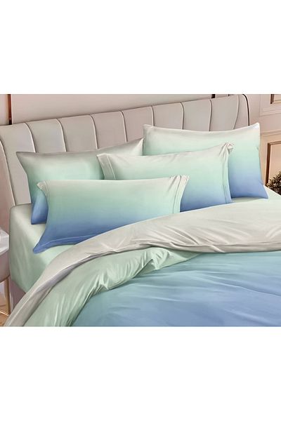CHIRASO FINET Cotton Bed Linen, Classic Sheet 240x250cm, Duvet Cover 200x230cm, 4 Pillowcases
