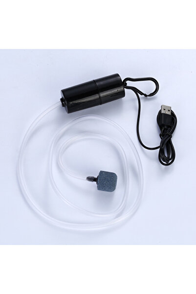 Choice3 DUTRIEUX black Mini Oxygen Pump USB Portable Fish Tank Fish Farming A...