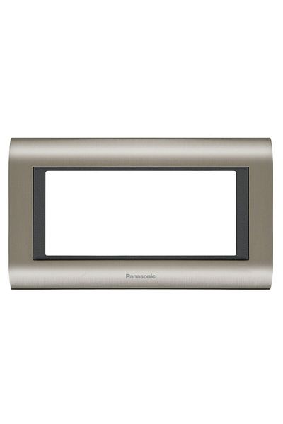 PANASONIC 4-Module Frame - Stainless Steel/Smoke Finish