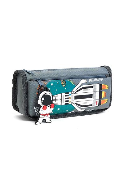 R&B Grey Boys Pencil Pouch