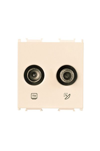 PANASONIC TV Satellite Final Socket Beige Modular 2M