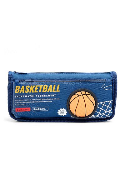 R&B Navy Blue Boys Pencil Pouch