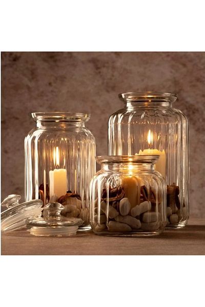Paşabahçe Storage jar with glass lid 1.5L, Viva