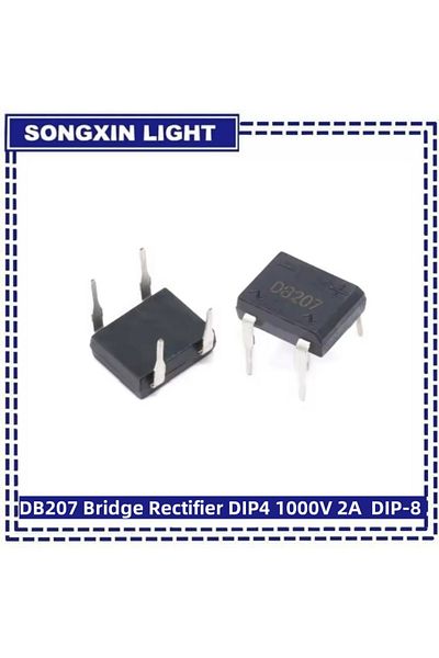 Choice 20PCS LUASAMIROB DB207 Bridge Rectifier DIP4 1000V 2A DB207S Power Diode Rectifiers Electronic Co...
