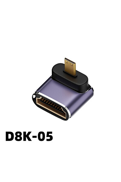 Choice محول كابل HDMI 2.1 من NNBILI D8K-05، محول Mini Micro HDMI إلى HDMI بسر...