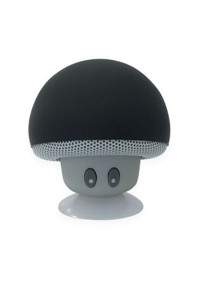 Choice Black Mini Mushroom Bluetooth Speaker Waterproof Suction Cup Portable Speaker with HD Bass Creative