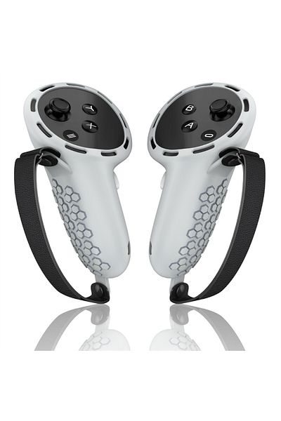 Choice GRAY Silicone Controller Protective Cover Compatible with Meta Quest 3s/Quest3 VR Accessories