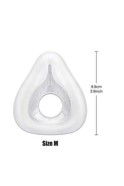Choice وسائد بديلة من السيليكون Airfit F20 مقاس M، قطعة واحدة، متوافقة مع أقنعة الوجه Res'med، للوجه بالكامل