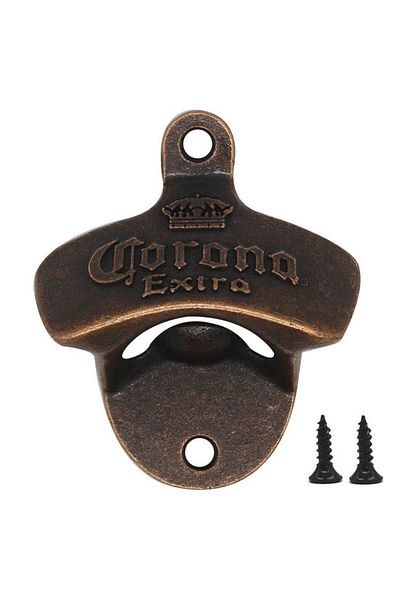 Choice Red antique bronze 1PC Vintage Creative Wall Mounted Fixed Beer Bottle Opener Beer Bottle Opener Cor