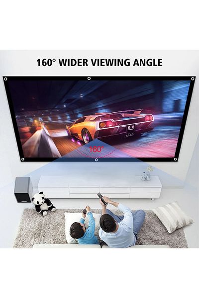 Choice 120 inch 72 84 100 120 150 inch Projector Screen 16:9 Foldable Portable 4K Movie Home Theater Outdoo
