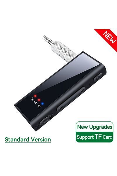 Choice Standard Version New Bluetooth 5.4 Audio Transmitter Receiver 3.5MM AUX Wireless Adapter Stereo Musi