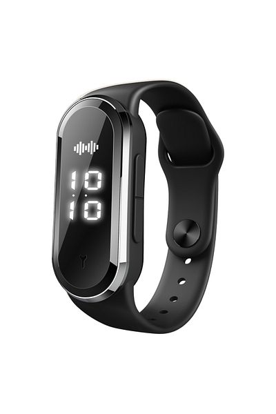 Choice Black New ultrasonic mosquito repellent wristband rechargeable, silent, waterproof, camping/outdoor