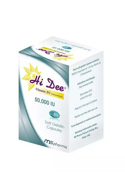 Vitamins HI DEE 50000IU CAP 8S