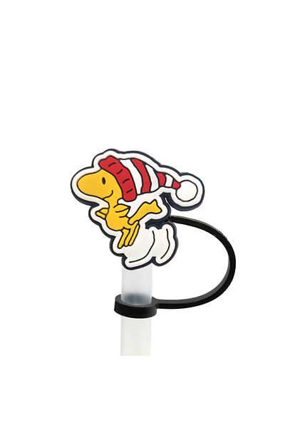 Miniso 1pcs-24 28pcs Cute Snoopy Silicone Straw Toppers for 10mm,Straw Caps for Glass Cup,with 30&40Oz Tumb