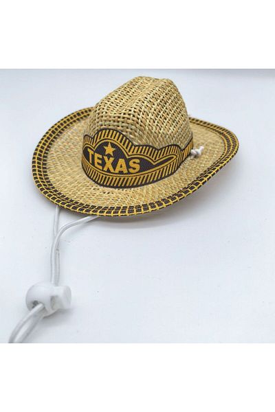 Choice khaki 1 Pet cowboy hat, cat and dog with adjustable shoulder strap for holiday party decoration and