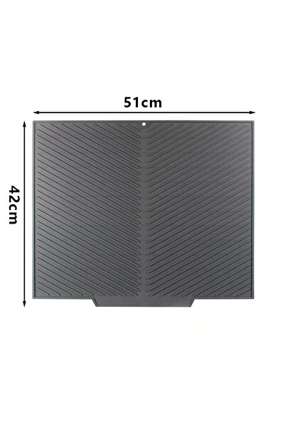 Choice3 وسادة فلتر مياه سيليكون آمنة غذائيًا، رمادية اللون، مقاس 42×51 سم، لت...